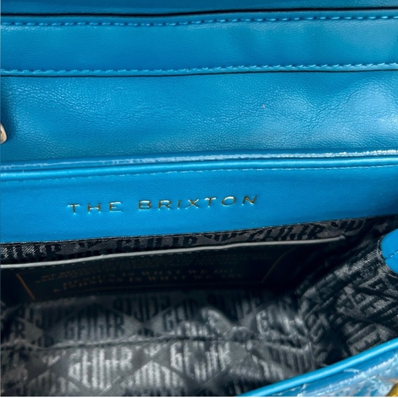 Kurt Geiger Brixon Dark Teal Quilted crossbody NWT - Picture 9 of 11